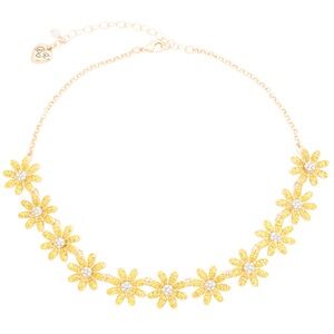 BETSEY JOHNSON Daisy Bib Necklace